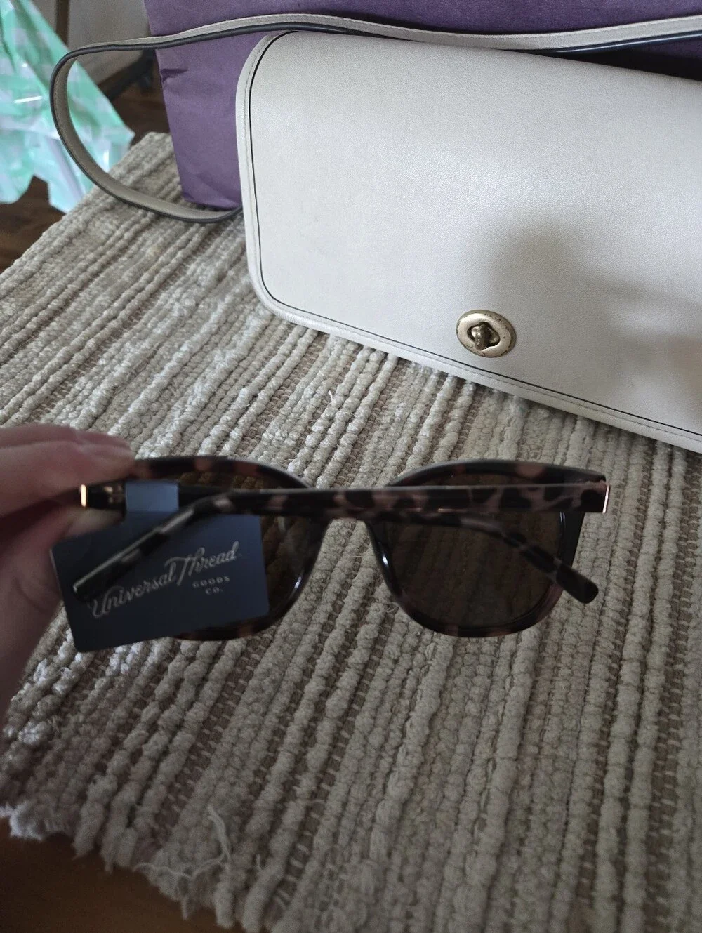 Square Tortoise Print Sunglasses Universal Thread